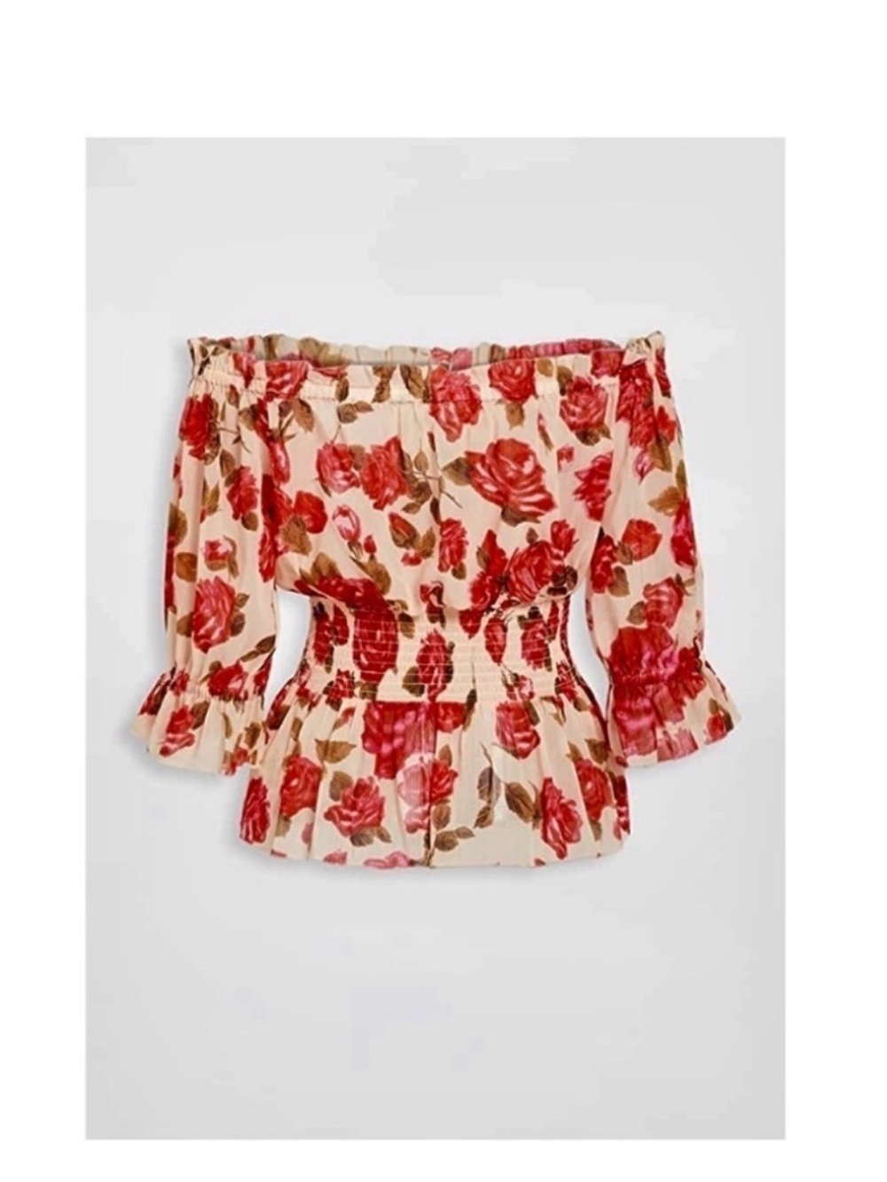 L’Agence Aubrilla Off the Shoulder Top.